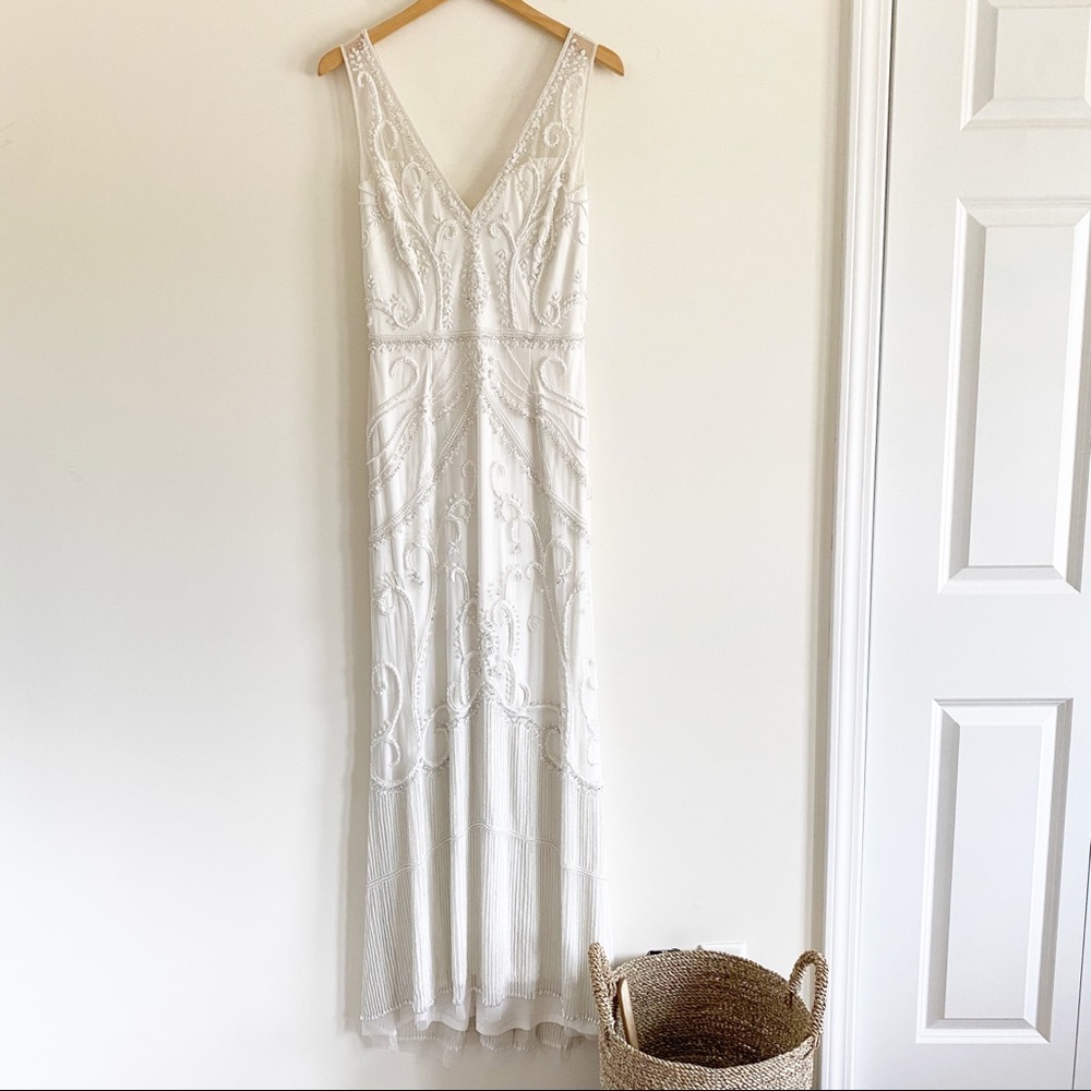 BHLDN Beaded Sorrento Wedding Dress - Picture 9 of 15